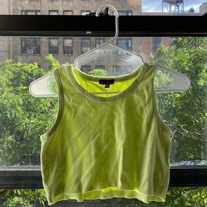 Green/ Yellow barely worn t-shirt. Can be styled with anything!